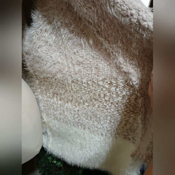 Cupio Ombre Eyelash Open Front Cardigan XL Cozy - Picture 2 of 5